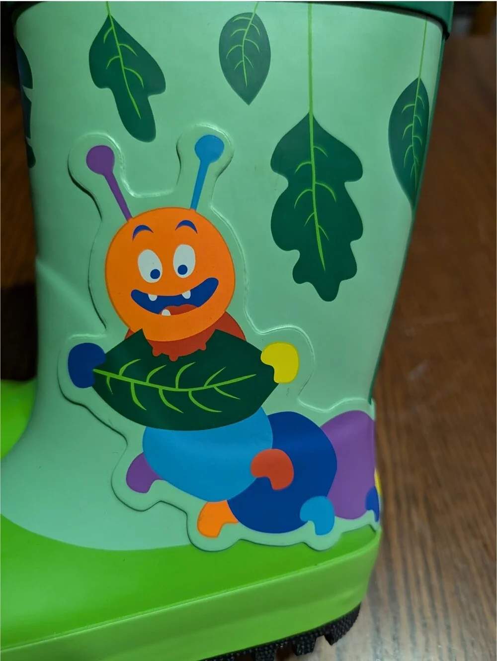 NEW Cat & Jack Unisex Toddler Caterpillar Rain Boots